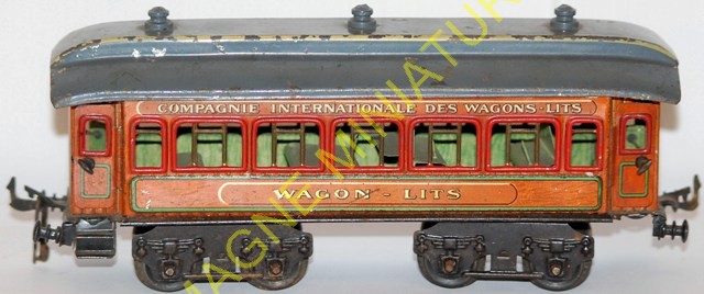 Rare BING échelle 1 voiture voyageurs - no Marklin